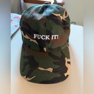 Huf F*ck F It Hat Cap Yellowstone Rip Headwear Camouflage Made In The USA